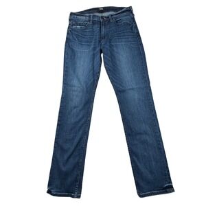 PAIGE Mens Straight Leg Jeans Dark Wash Blue Denim Size 33‎